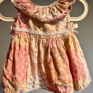 Haute Hippie Kids Floral 2 piece set - Pink and cream